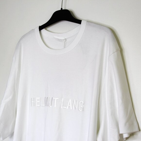 BNWT SS25 HELMUT LANG LOGO OV TEE TSHIRT XL - Picture 4 of 12